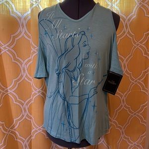 NWT Disney Designer Collection blue fairy top